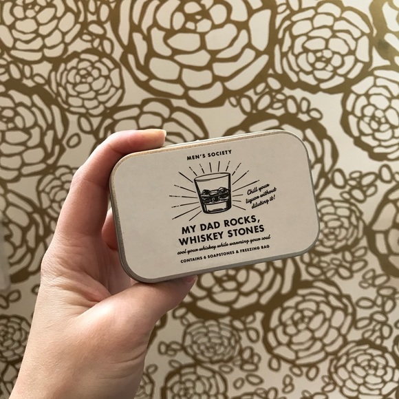 ✨ Mens Society Whiskey Stones My Dad Rocks 6 Pack - Picture 1 of 7